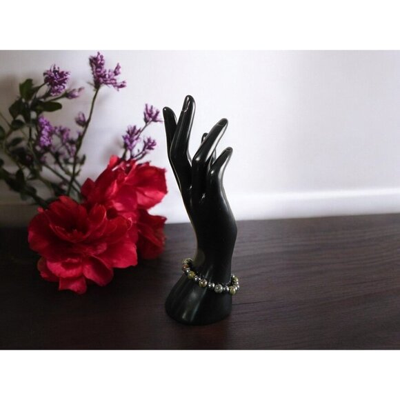 Dragon Blood Jasper Bracelet 8mm - Stretch - New - Witchcore Earth - Picture 2 of 8